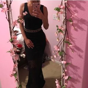 Sexy black elegant dress